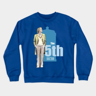 The 5th Doctor: Peter Davison Crewneck Sweatshirt